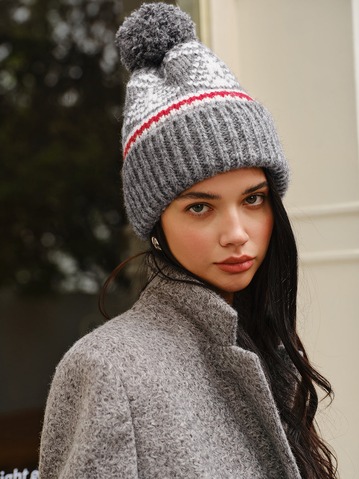 R&B | Weihnachtsstrickwarme Mütze