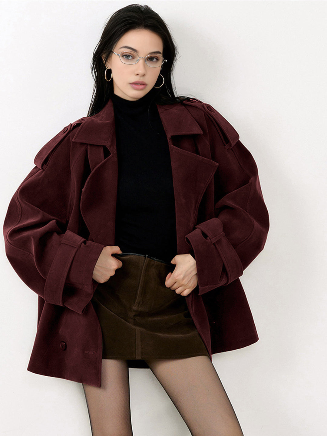R&B | Lockere Wildlederjacke