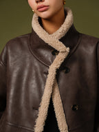 R&B | PU Leder Warme Jacken
