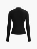 R&B | Elegantes Ruching Langarmshirt