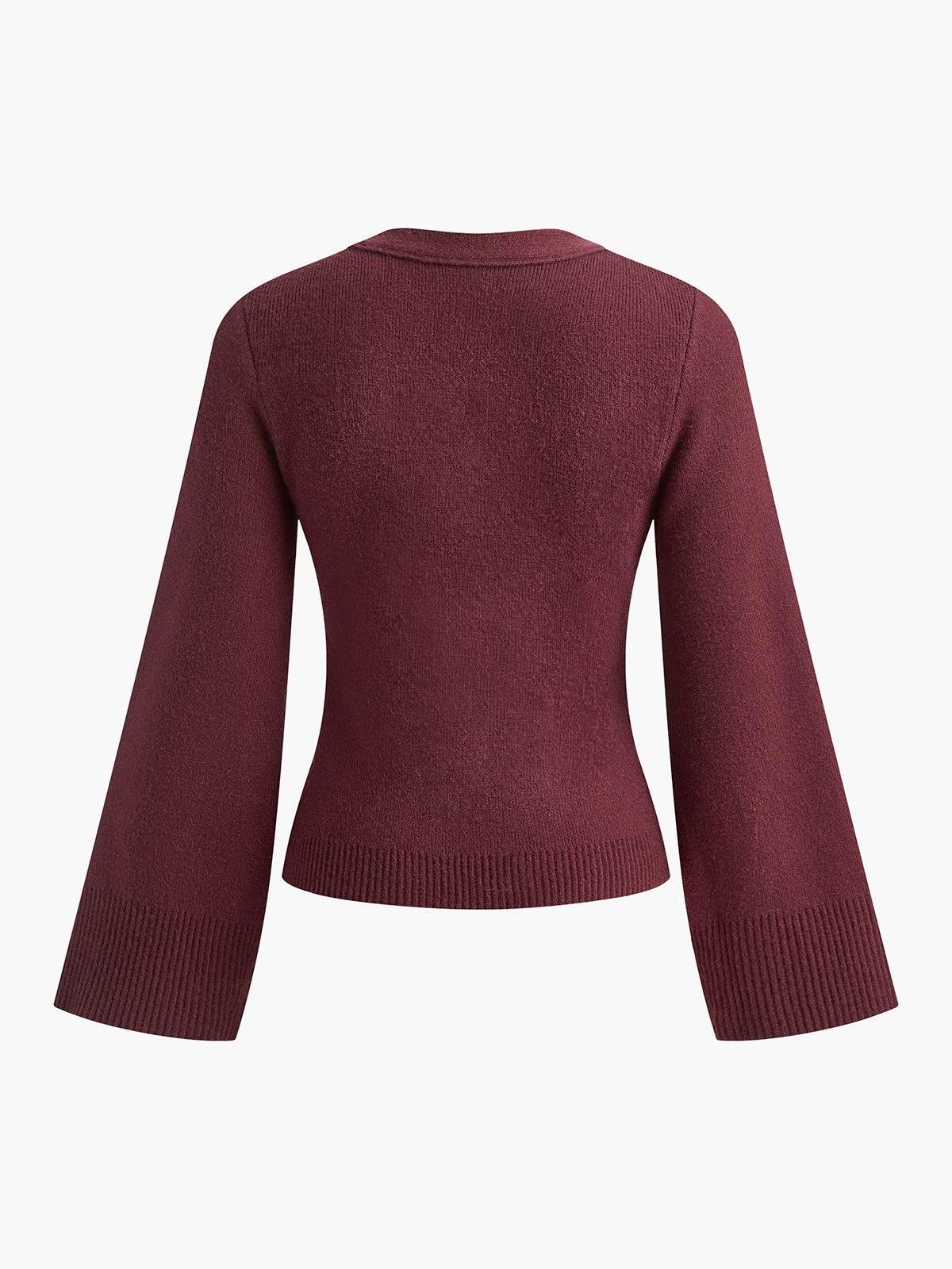 R&B | Strickcardigan mit V-ausschnitt Taschen und Knöpfe Zeitloser Komfort