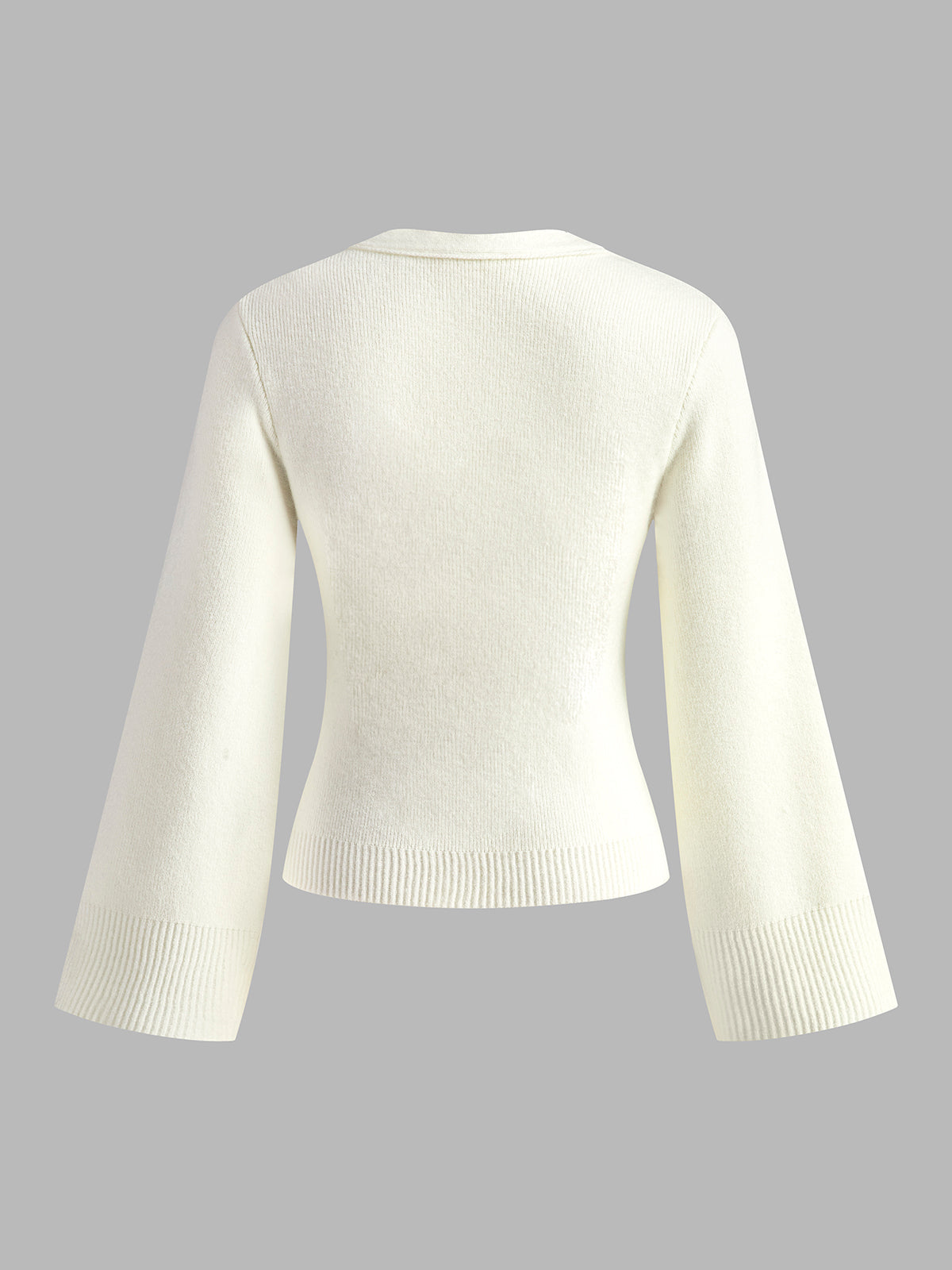 R&B | Strickcardigan mit V-ausschnitt Taschen und Knöpfe Zeitloser Komfort