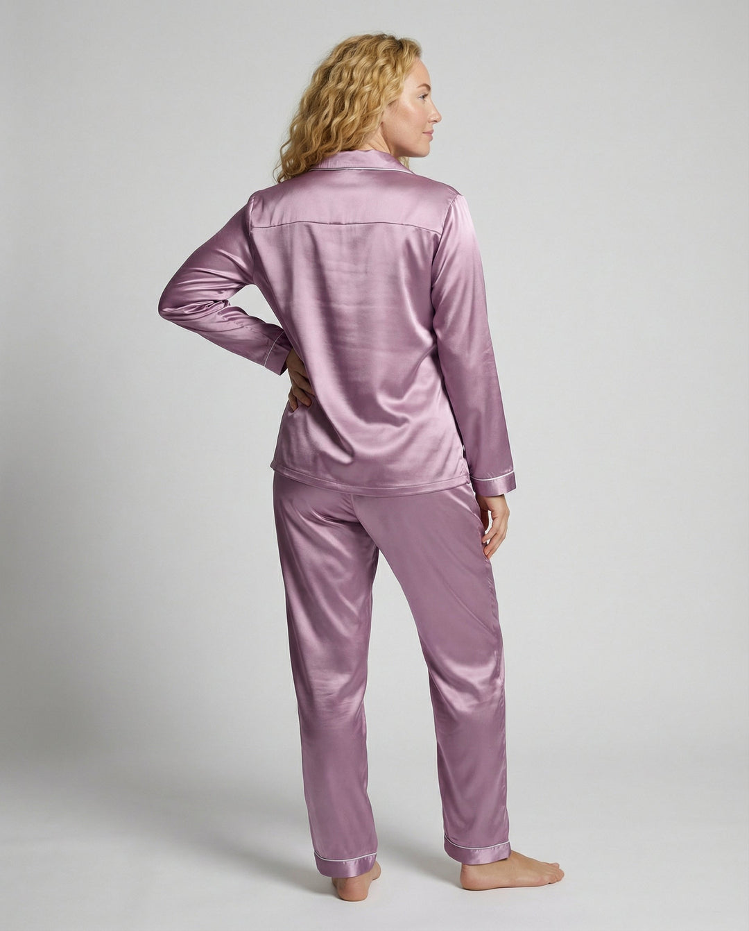 Elegantes Damen Satin-Pyjamaset | R&B