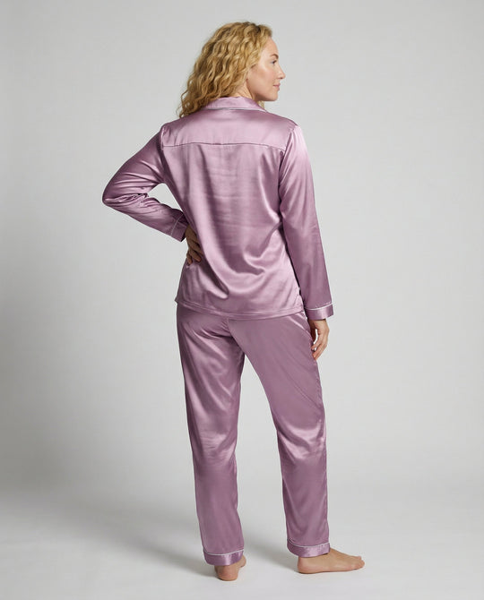 Elegantes Damen Satin-Pyjamaset | R&B