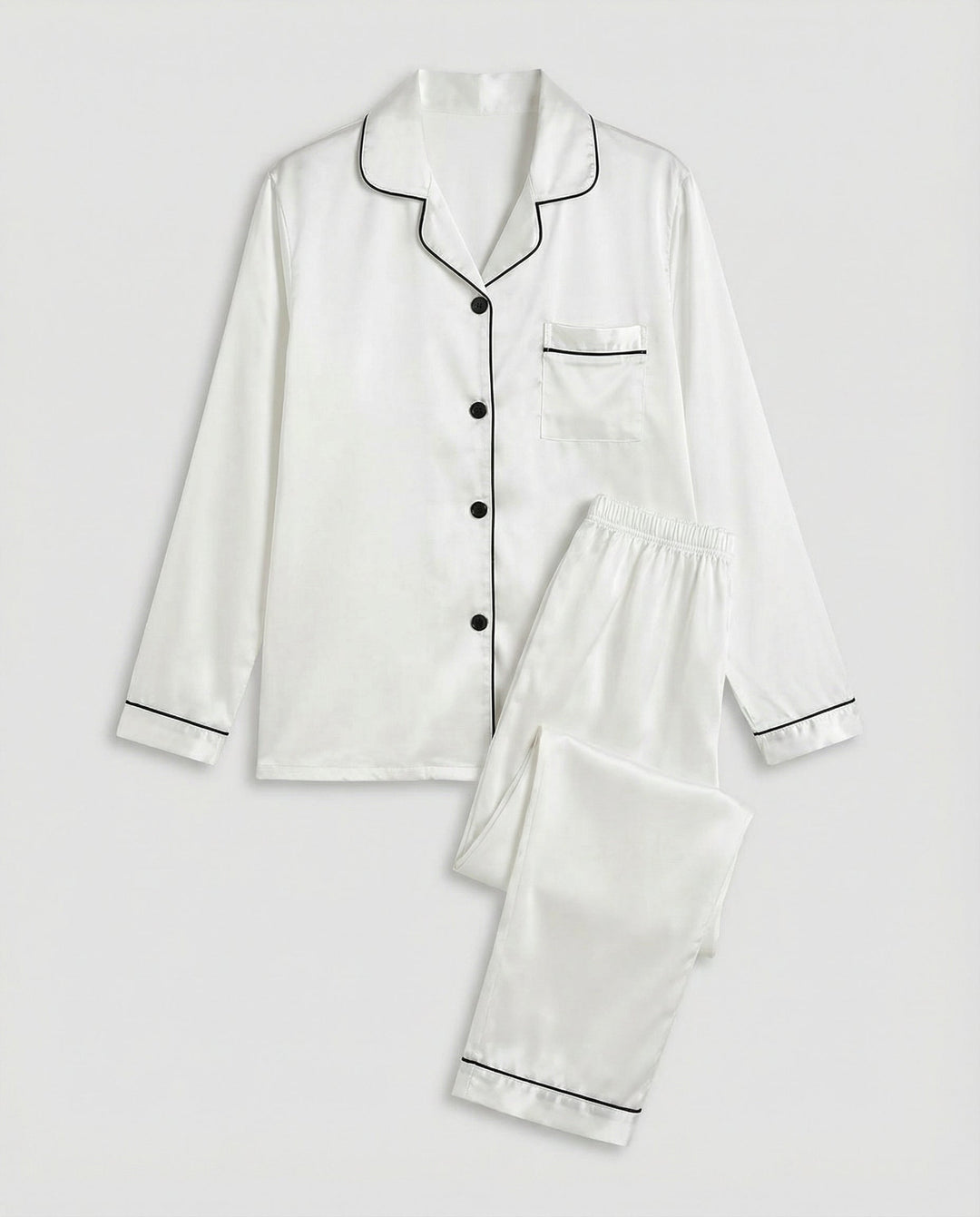 Elegantes Damen Satin-Pyjamaset | R&B
