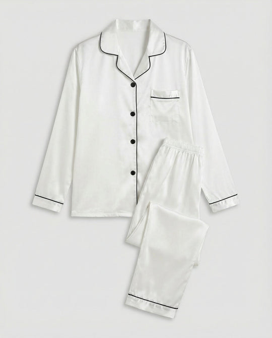 Elegantes Damen Satin-Pyjamaset | R&B
