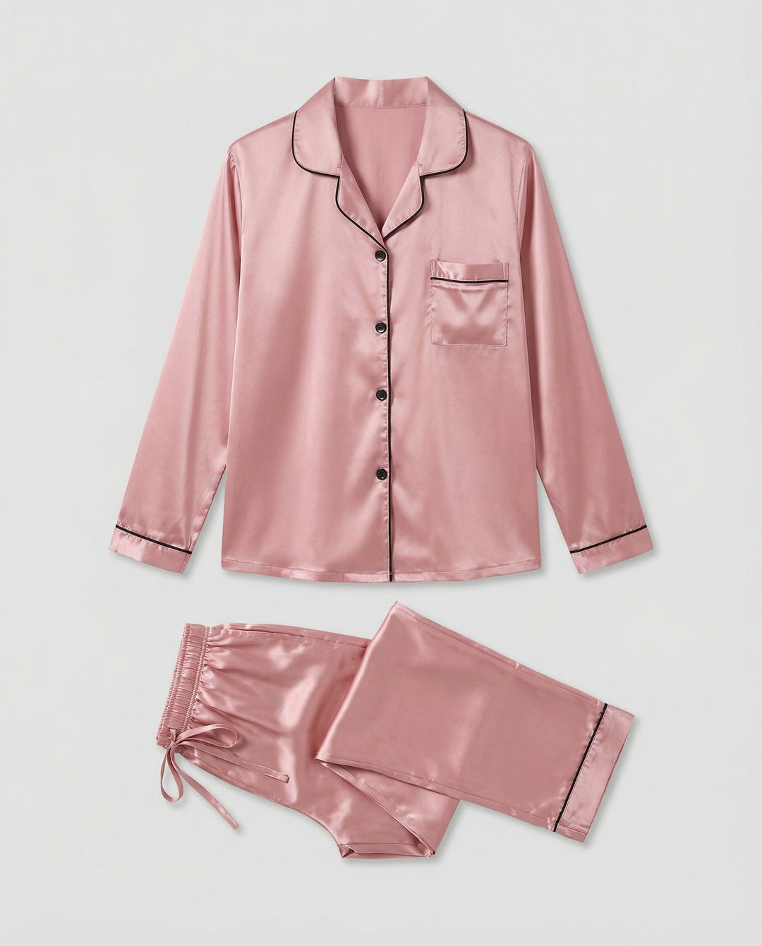 Elegantes Damen Satin-Pyjamaset | R&B