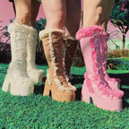 R&B | Neue Winter Frauen Schnee Stiefel Plattform  (Saison  1)