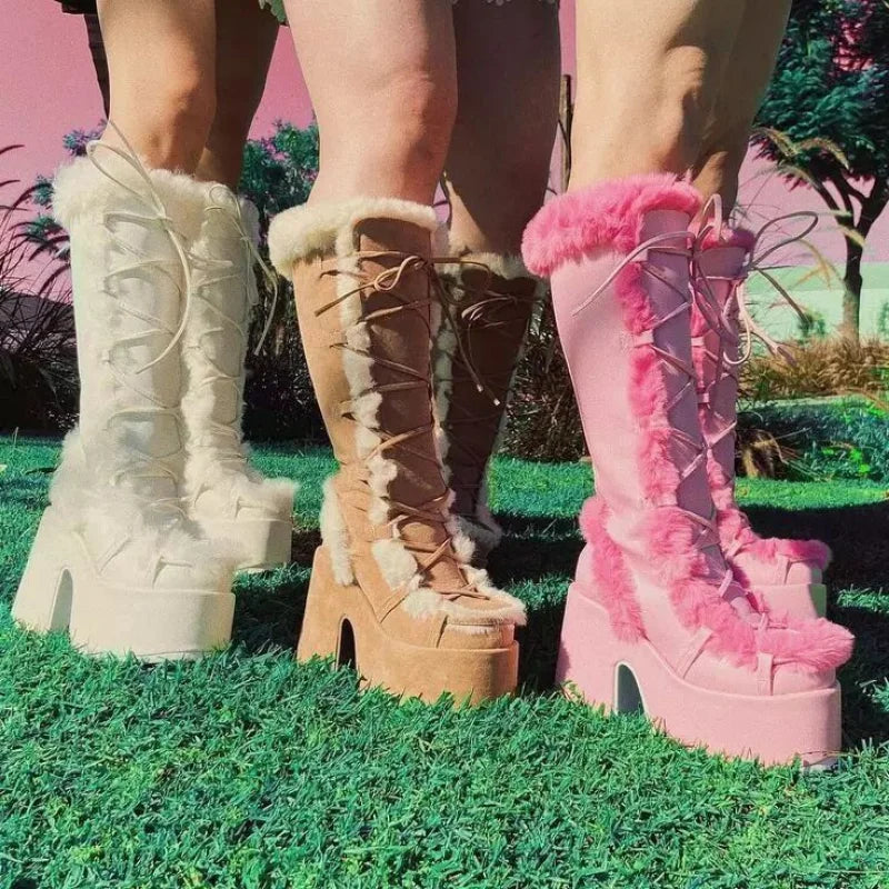 R&B | Neue Winter Frauen Schnee Stiefel Plattform  (Saison  1)