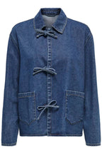 R&B | Set mit BindR&Bandjacke und Weitjeans Denim Lässig und Trendy