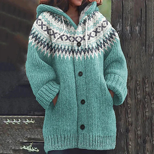R&B | Damen-Cardigan mit Knopfverschluss