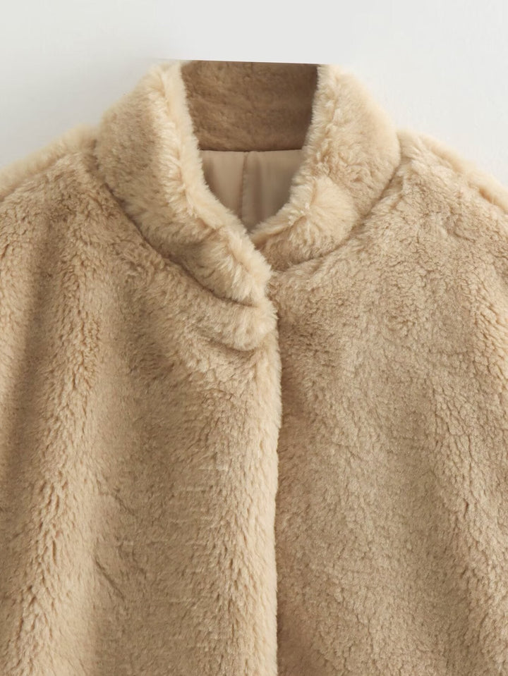 R&B | Jacke mit Teddybär-Optik für Damen