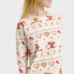 R&B | Weihnachtskeks Weihnachts-Pyjama beige Herren