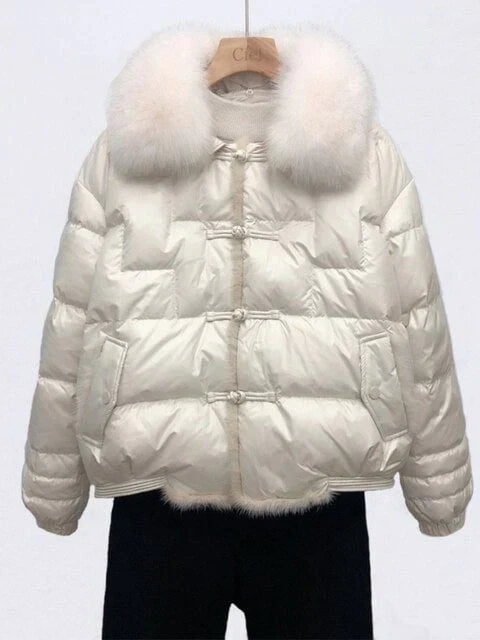R&B | Lockere Pufferjacke - Warm & Vintage