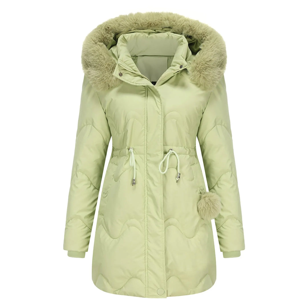 R&B | Fleece gefütterte Winterjacke mit weichem Kragen