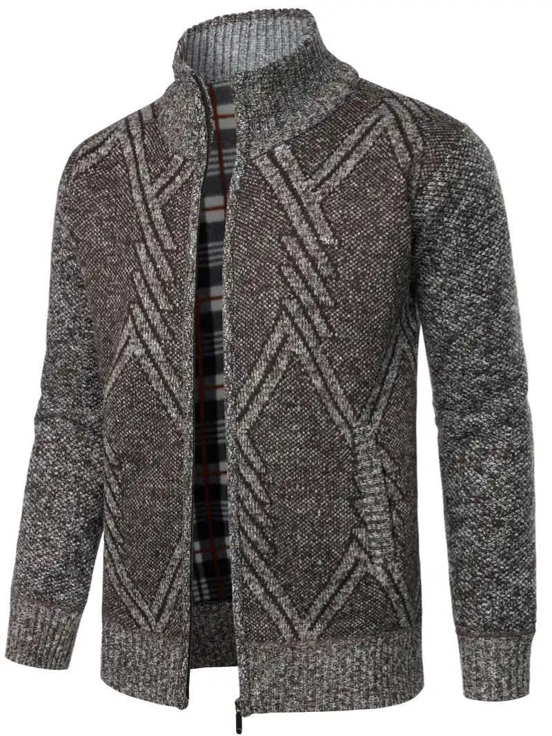 R&B | Trendig Gestrickte Strickjacke für Männer