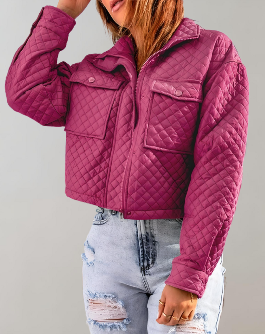 R&B | Lässige Leichte Jacke mit Knöpfen