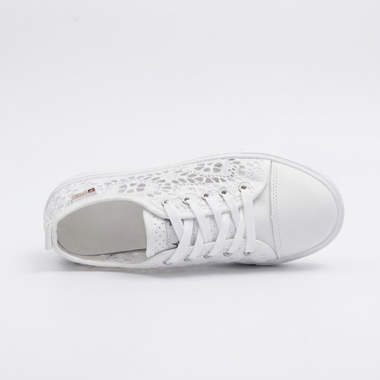 R&B | Stylische Niedrig Geschnittene Schnürsneakers mit Seitlichen Details und Sicherer Passform