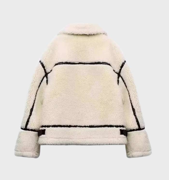 R&B | Übergroße Fleece-Zip-Jacke