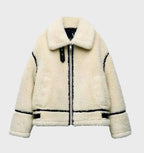 R&B | Übergroße Fleece-Zip-Jacke