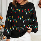 R&B | Weihnachtlicher Strickpullover Mit Verspieltem Muster