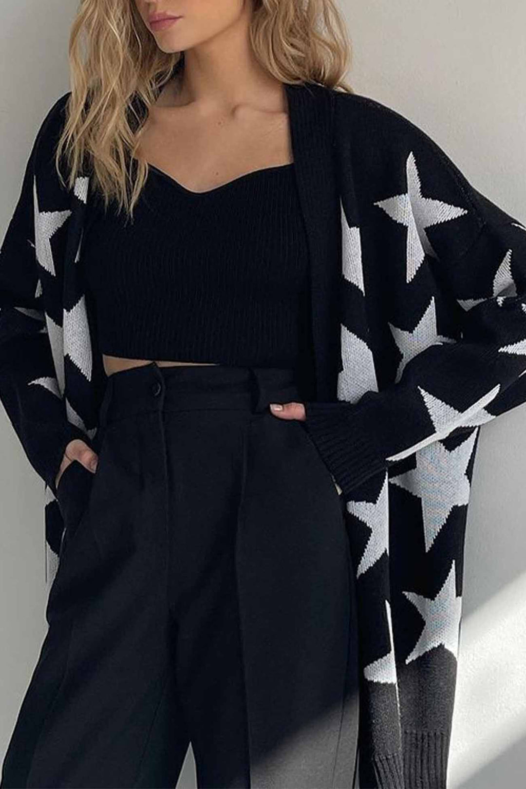 R&B | Lässige und Bequeme Strickjacke