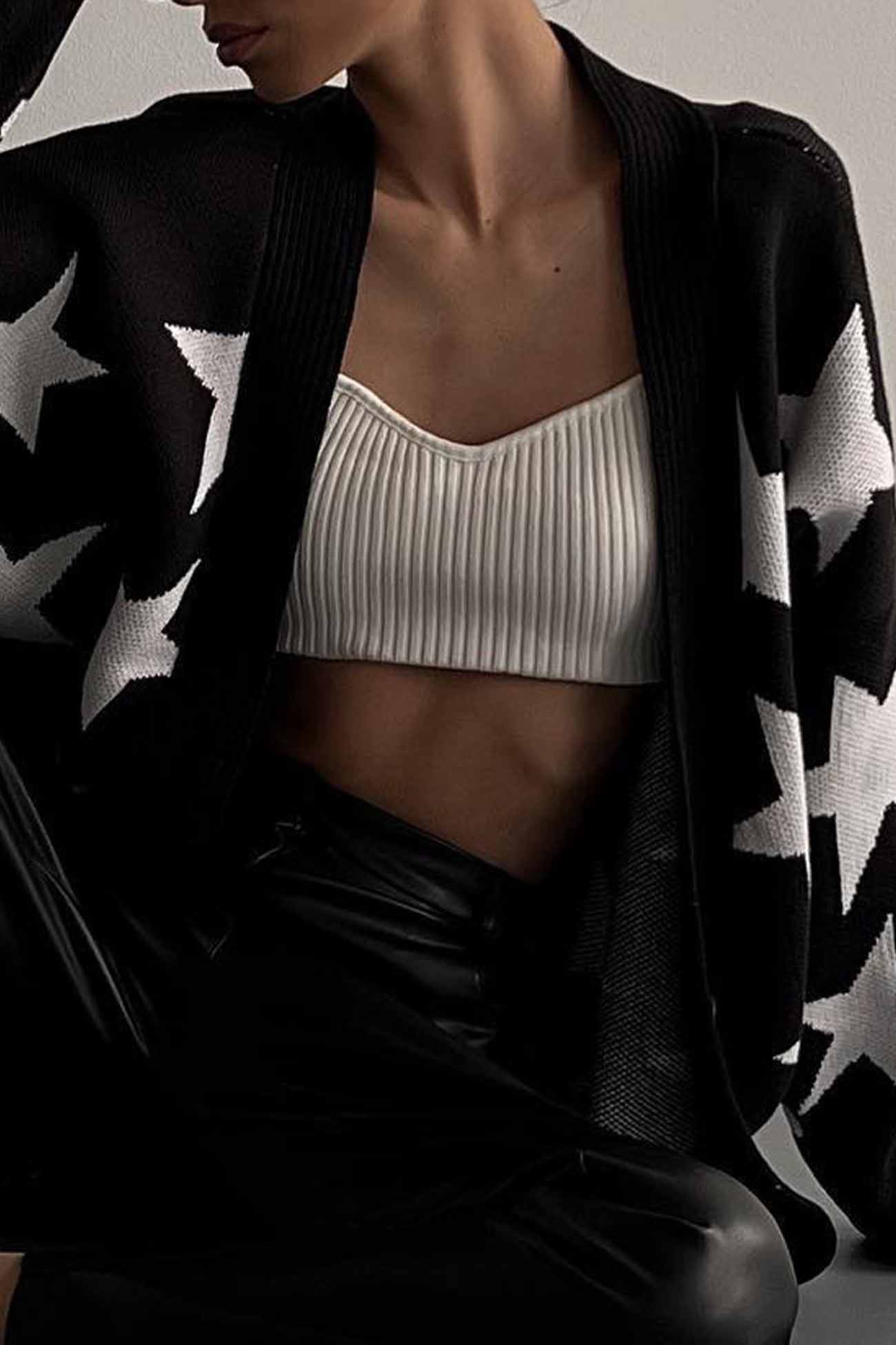 R&B | Lässige und Bequeme Strickjacke