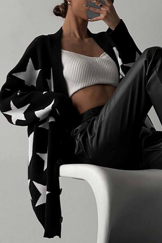 R&B | Lässige und Bequeme Strickjacke