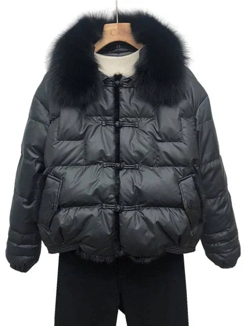 R&B | Lockere Pufferjacke - Warm & Vintage