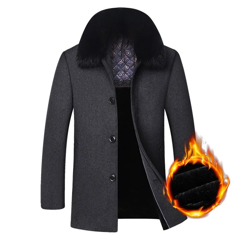 R&B | Winterjacke mit Pelzkragen