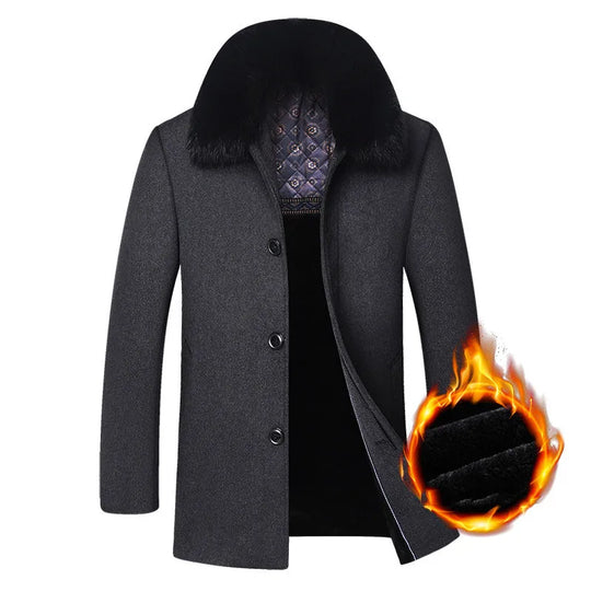 R&B | Winterjacke mit Pelzkragen