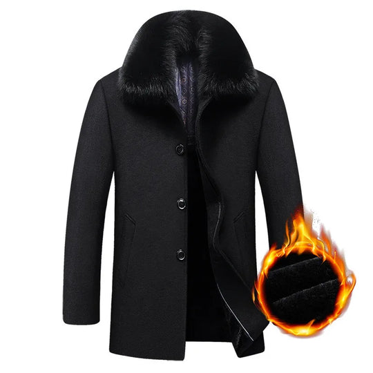 R&B | Winterjacke mit Pelzkragen