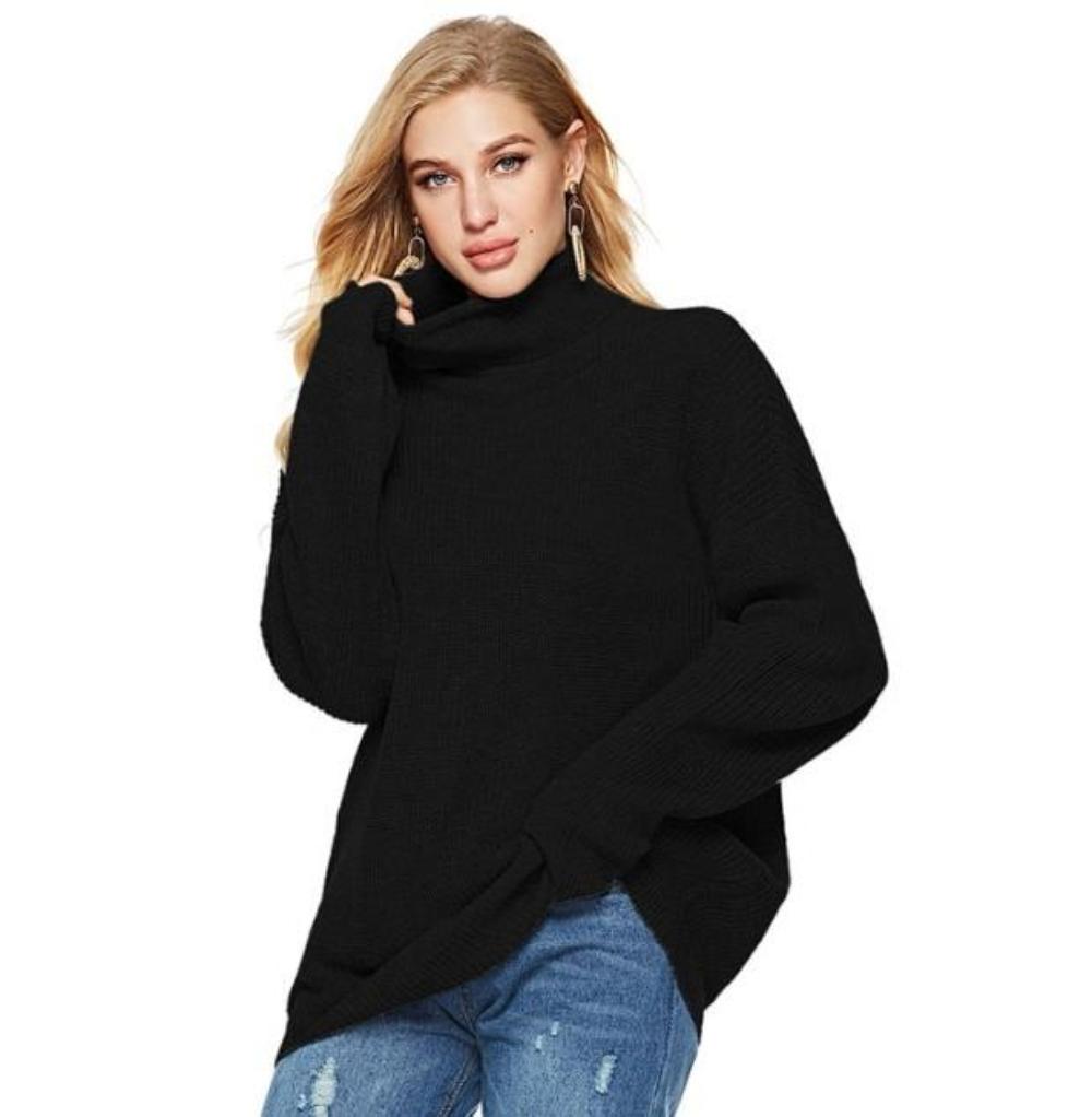 R&B | Rollkragenpullover Weicher Strick Lässiger Komfort