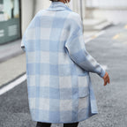 R&B | Karierte Strickjacke