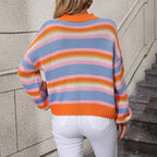 R&B | Gestreifter Strickpullover in Sanften Tönen