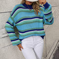 R&B | Gestreifter Strickpullover in Sanften Tönen