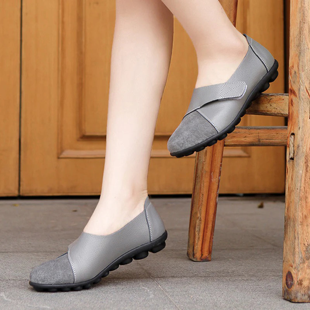 Bequeme loafer aus leder R&B