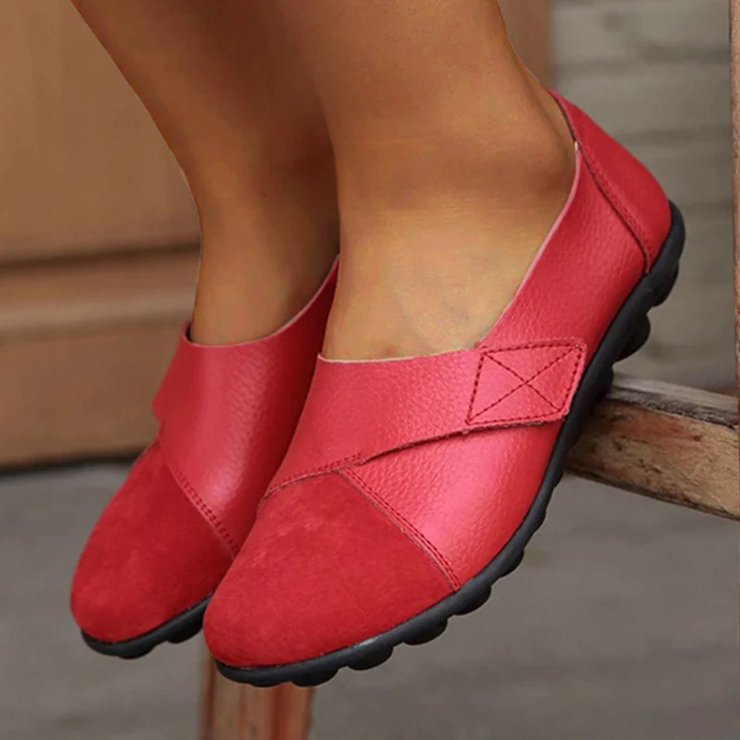 Bequeme loafer aus leder R&B