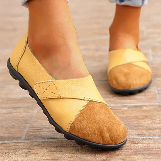 Bequeme loafer aus leder R&B
