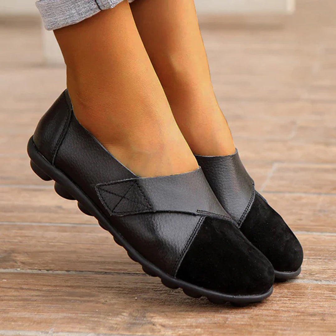 Bequeme loafer aus leder R&B