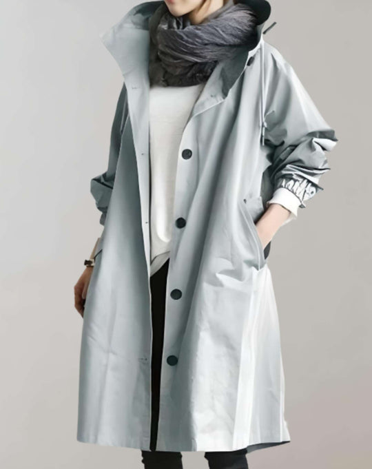 R&B | Wasserfester und Warmer Kapuzen-Trenchcoat
