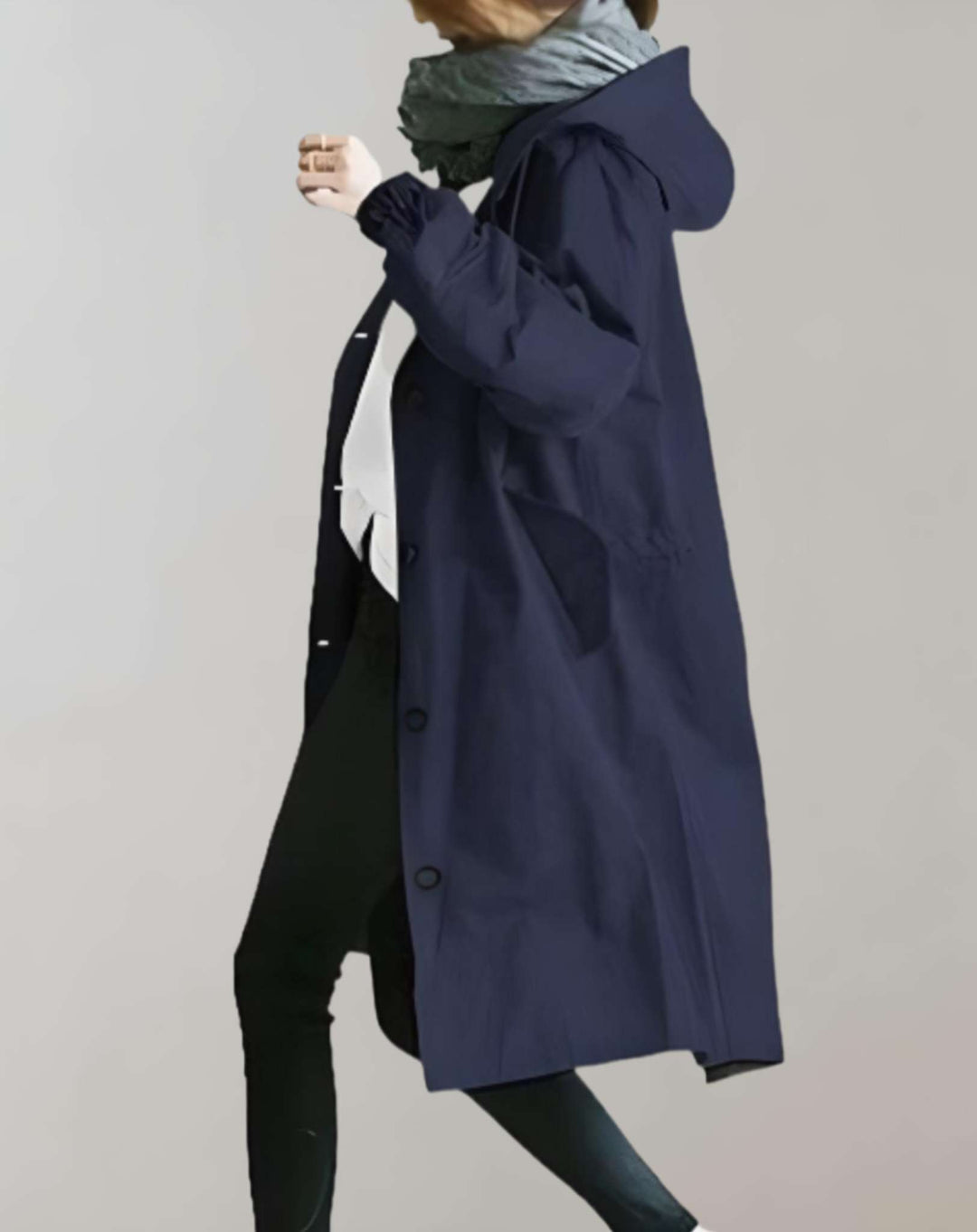 R&B | Wasserfester und Warmer Kapuzen-Trenchcoat