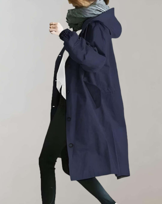 R&B | Wasserfester und Warmer Kapuzen-Trenchcoat