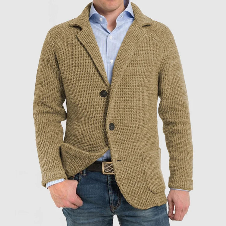 R&B | Herren Strickblazer mit zwei Knöpfen