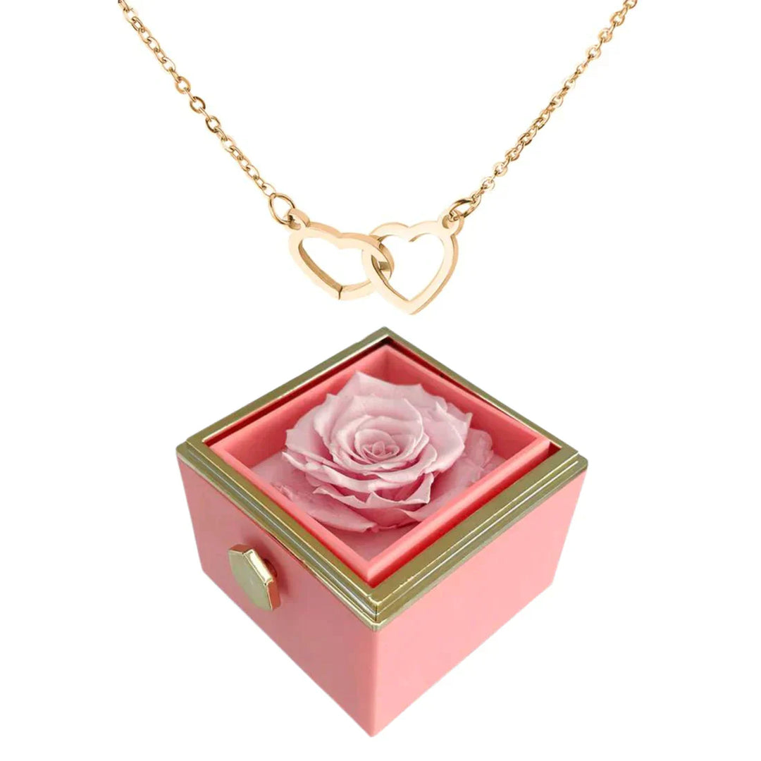 R&B| Rosenbox mit Halskette perfekt für den Valentinstag