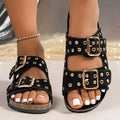 R&B | Damen Sandalen mit Doppeltem Riemen und Schnalle