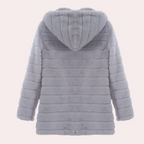 R&B | Damen elegante Fleece-Winterjacke