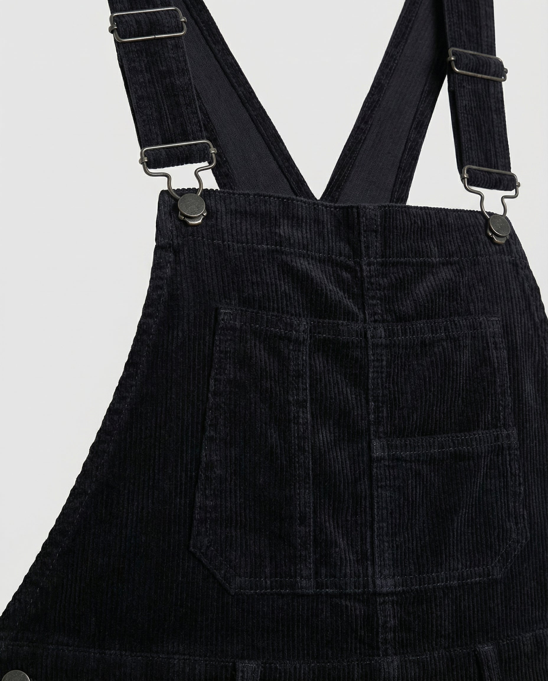 R&B | Schwarz Latzhose Damen Lässig