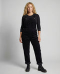 R&B | Schwarz Latzhose Damen Lässig