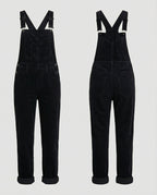 R&B | Schwarz Latzhose Damen Lässig